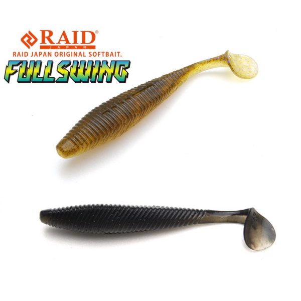 Raid Fullswing 12,7cm 051 Black Bitou Kunststof Kunstaas 5 stuks