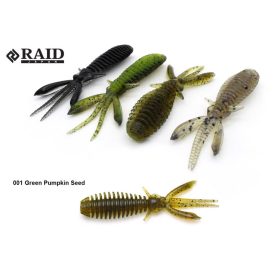 Raid Egubug 6,3cm 001 Green Pumpkin Seed Bogár Imitatie 8st