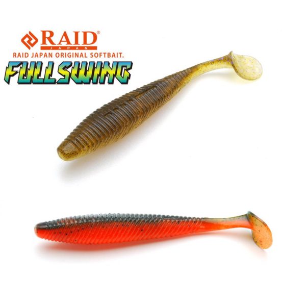 Raid Fullswing 10cm 056 Orange Punch Plastic Kunstaas 6 stuks