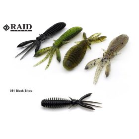 Raid Egubug 6,3cm 051 Black Bitou Insect Imitatie 8st