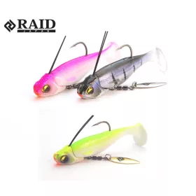   Raid Head Swimmer Libero 7gr 009 White Chart Softbait 2 stuks