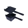 Ridgemonkey Connect Diepe Pan & Grillplaat Kookset Graniet Editie XL