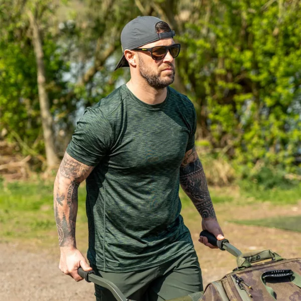 Ridgemonkey Apearel Cooltech Camo Edition T-shirt 2XL