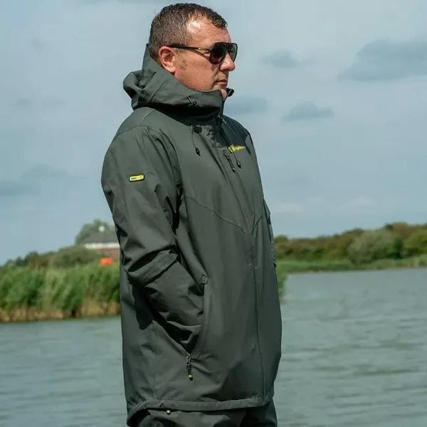 Ridgemonkey Apearel Thermapro Waterproof Shell Coat Groen Regenjas XL