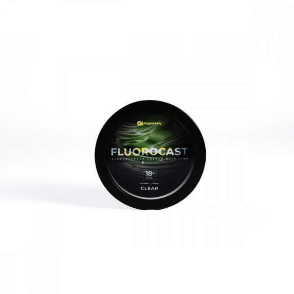 RIDGEMONKEY FLUOROCAST FLUORO COATED LIJN 0.37MM/18LB 1000M - Hoofdlijn - Monofilament lijn