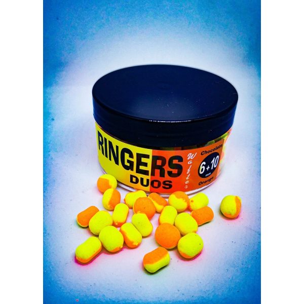 Ringers Geel-Oranje 6-10mm Duos Wafters 80gr