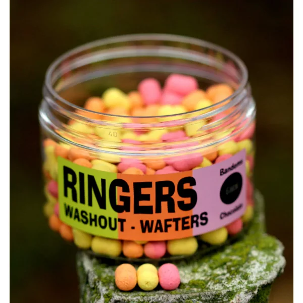 Ringers Washout Allsorts 10mm Chocolade Wafter 80gr