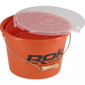   ROK 18 Liter Oranje Aasemmer en 5 Liter Mengkom Set met Deksel