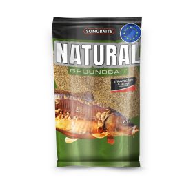 Sonubaits Natural Aardbei-Hennep Voer 1kg