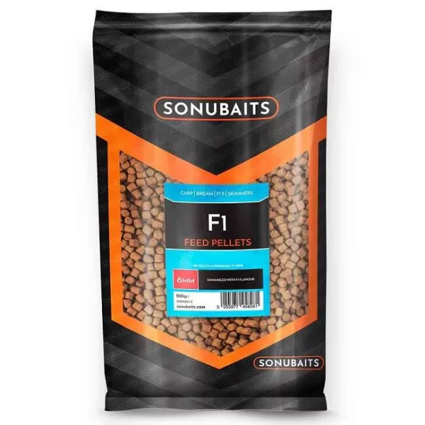 Sonubaits F1 Voerpellet - 6mm (S0800012) gearomatiseerde voerpellet