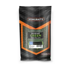 Sonubaits Marine Groen Voer 2mm Voerpellets 900gr