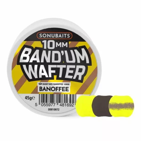 Sonubaits Bandum Wafters - 10mm Banoffee (S0810072) wafters haakaas
