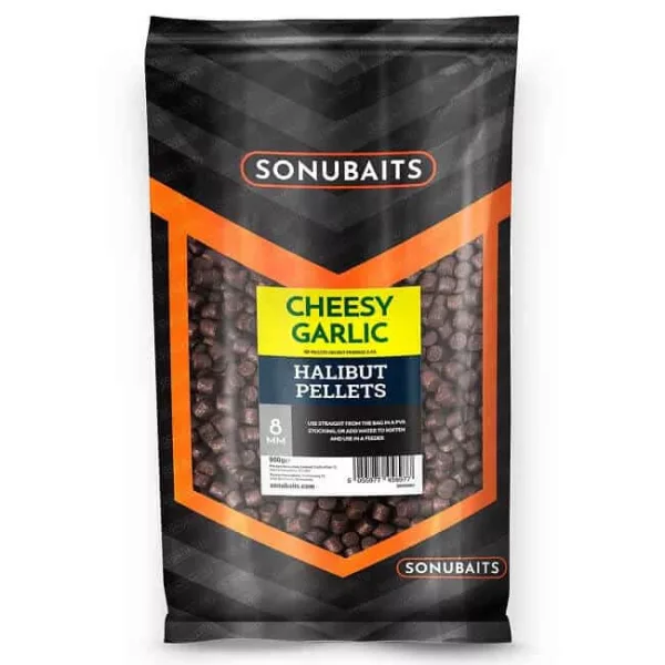 Sonubaits Kazige Knoflook Heilbot Pellets - 8mm (S0920003) voerpellet