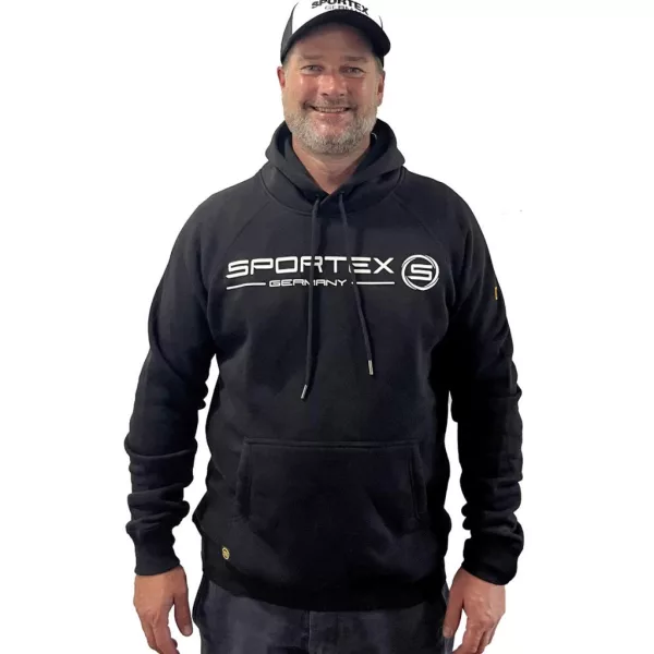 Sportex Hoodie Zwart Capuchontrui Maat M