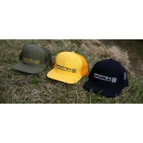 Sportex Snap Cap Mesh Zwarte Baseball Pet