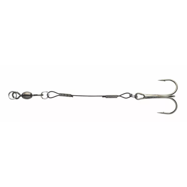 Sakura - SOFT LURE RIG - Maat L - 9CM - Enkele haak (1 dreg) - Driedelige haak - Weerhaakhaak, Drievoudige haak