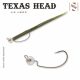Sakura - TEXAS HOOFD 7G / Haak #1/0 X 3 - JIG kop