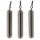 Sakura - TUNGSTEN SKINNY DROP SHOT 3/8 - 10,6G x 2pcs (Natural Color) - Loodgewichten - Werplood - Dropshot lood