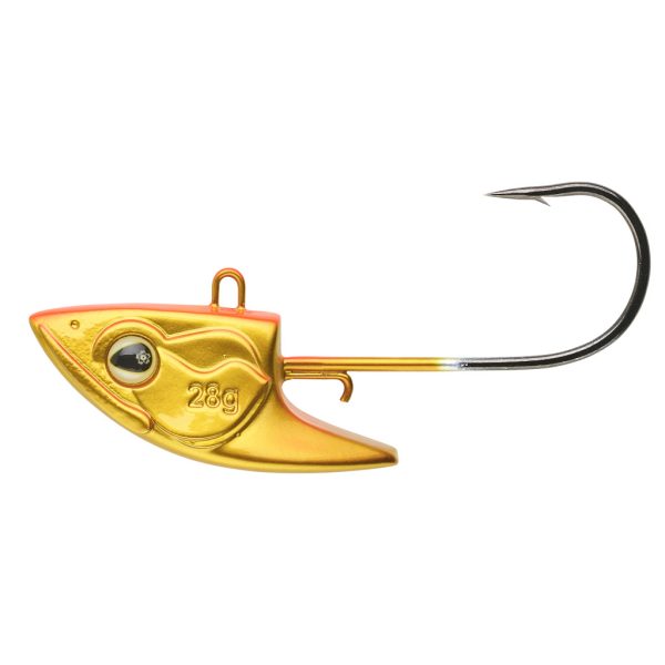 Sakura Utter Head Golden Orange 28,0gr 4/0 Jigkop 2st