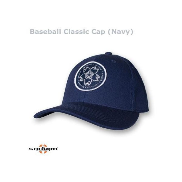 Sakura Cap Classic Blauw Marine Baseball Cap