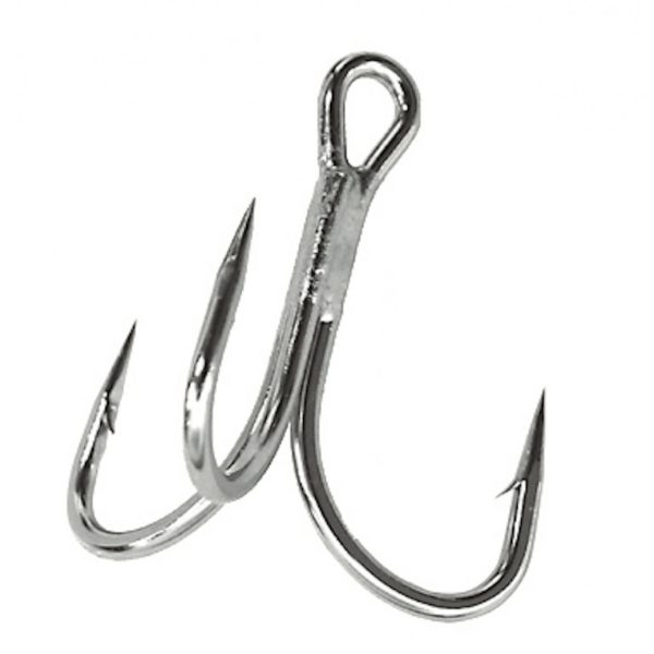 Sakura - HOOKS treble 693 5X TI #1/0 - 5 stuks - Driedelige haak - Weerhaakhaak, Drievoudige haak