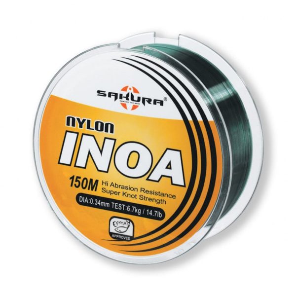 Sakura - INOA GREEN 150 M - 0.14 mm / 3.15 Lb. - Hoofdlijn - Monofilament lijn