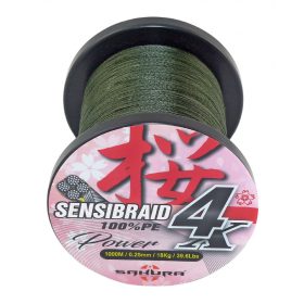   Sakura Sensibraid 4 gevlochten lijn - GREEN 1000 M - 0.20 mm / 14Kg / 30.8Lbs