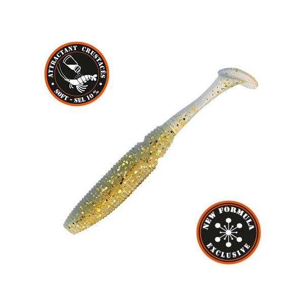 Sakura SLIT SHAD EVO 50 Softbait Sexy Shad 50mm - 8 stuks