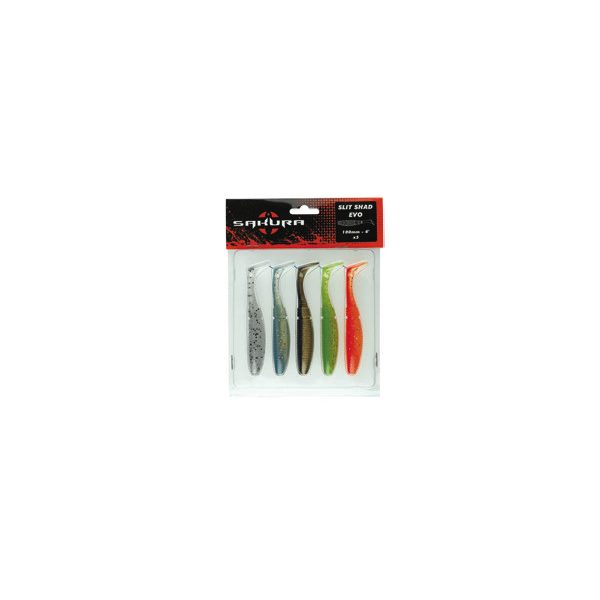 Sakura SLIT SHAD EVO 85 Softbait Color Mix 85mm