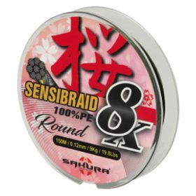   Sakura Sensibraid 8 gevlochten lijn - MULTICOLOR 300 M - 0.12 mm / 20Lbs
