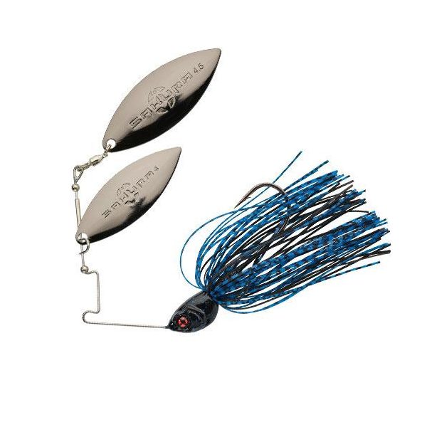 Sakura Cajun DW 14gr JC19 Spinnerbait - Zwart Blauw