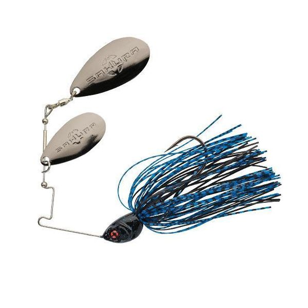 Sakura Cajun DI 10,5gr JC19 Spinnerbait - Zwart Blauw