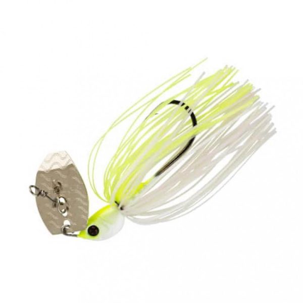 Sakura - CAJUN BLADED JIG 5/8OZ - 17,7G - JC2 (White & Chart) - Blade kunstaas