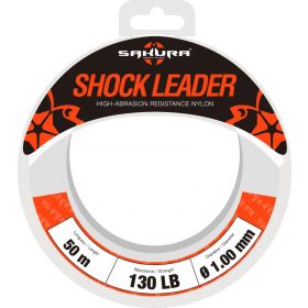 Sakura Shock Leader Helder 0,66mm 50m Monofil Voorslaglijn