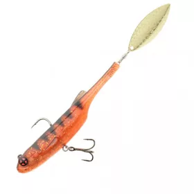   Sakura - SLASH BLADE 100 - 100MM / 21,5G - 097 (Southwest Tiger) - Rubber kunstaas - Met draaiende staart