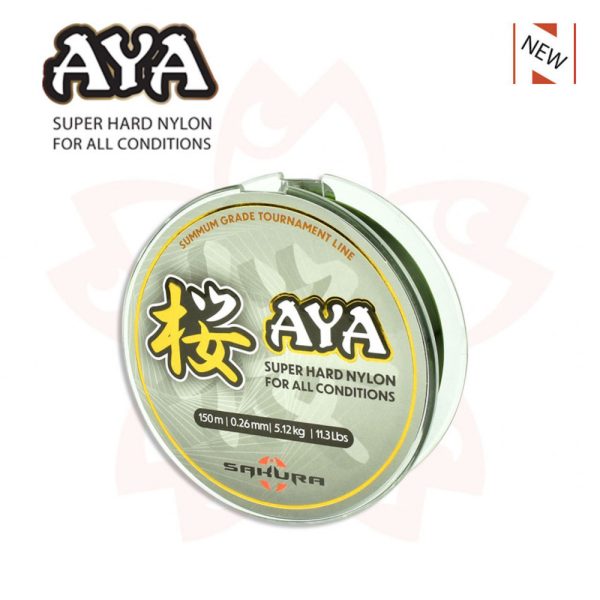 Sakura - AYA - 150 M - 0.20 mm / 3,20 Kg - 7 Lb. - Hoofdlijn - Monofilament lijn