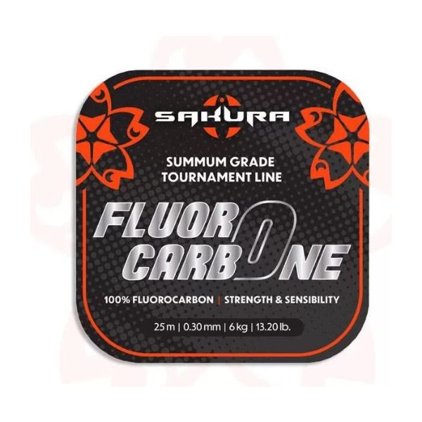 Sakura FLUOROCARBONE 25M spin onderlijn