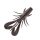 Sakura Zarigani Craw Soft Lure 78mm Plastic Kreeft 112 Black Red Glitter