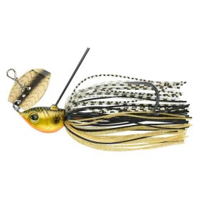 Sakura Cover Bladed Jig Black-Gold 14gr Jig met rokje