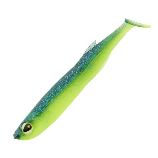 Sakura Xprat Shad 110 Chartreuse Thunder 11,0cm 9,0gr Plastic Kunstaas 5 stuks