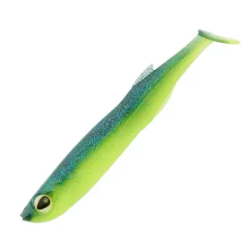   Sakura Xprat Shad 125 Chartreuse Thunder 12,5cm 13,0gr Plastic Lure 4 stuks