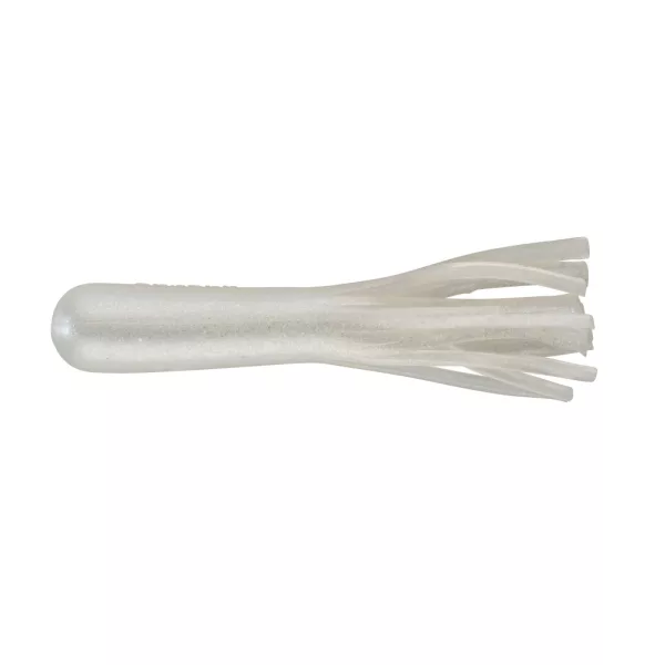 Sakura Tubflow Pearl White 9,2cm 7,2gr Plastic Kunstaas 6 stuks