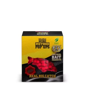 Sbs Oplosbaar Mini Method Pop Ups Aardbeienjam 8-10 Mm 20 G
