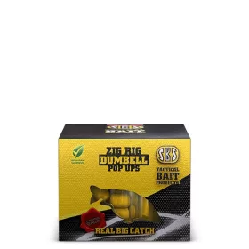 SBS Zig Rig Dumbell Pop Ups Natuur 16mm 30g