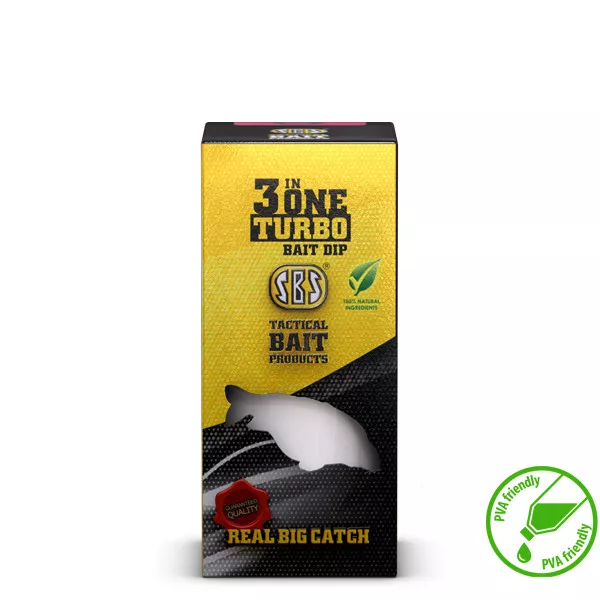3 In One Turbo Bait Dip Green Crab 80ml -