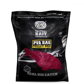 SBS PVA Bag Pellet Mix 1kg Knoflook