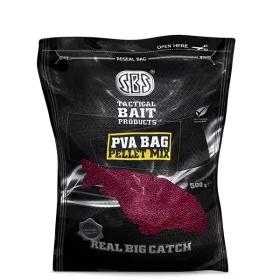 SBS Pva Bag Pellet Mix 1Kg Squid & Octopus Met Vismeel