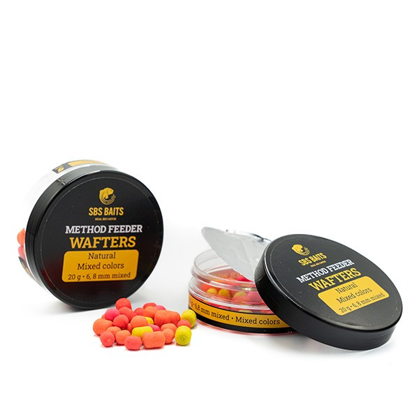 SBS Method Feeder Natuurlijke Roze Kleur 6-8mm Wafters 20gr