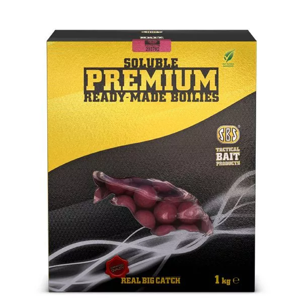 SBS Oplosbare Premium Kant-en-klare Boilies 1 Kg M1 Spicy 24 Mm Premium Oplosbare Boilie