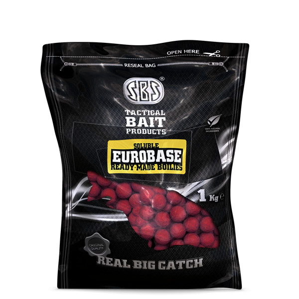 Oplosbaar Eurobase Kant-en-klaar Boilie 24Mm/1Kg-Inktvis&Octopus&Moerbei